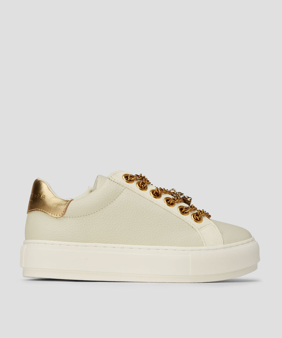 Kurt Geiger Tenis casuales Laney Charm en piel Mujer