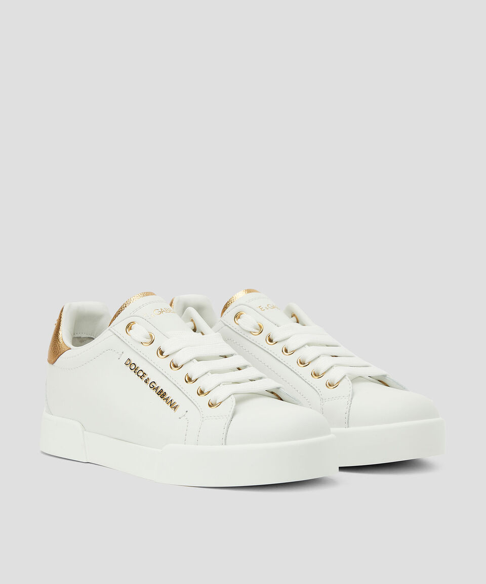 DOLCE & GABBANA Tenis Casuales Portofino En Piel Mujer