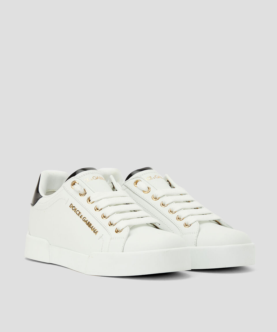 DOLCE & GABBANA Tenis Casuales Portofino En Piel Mujer