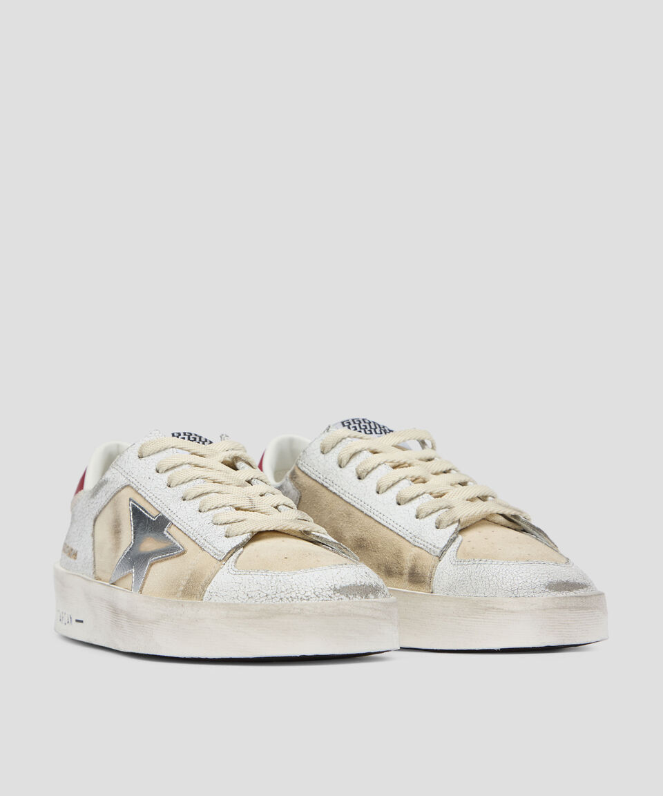 Golden Goose Deluxe Brand Tenis Casuales Stardan En Piel Vacuna Hombre