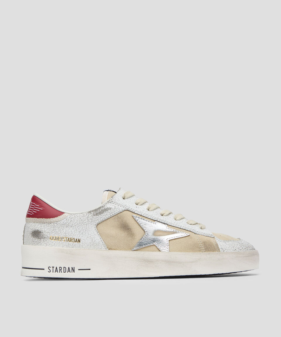 Golden Goose Deluxe Brand Tenis casuales Stardan en piel vacuna Hombre