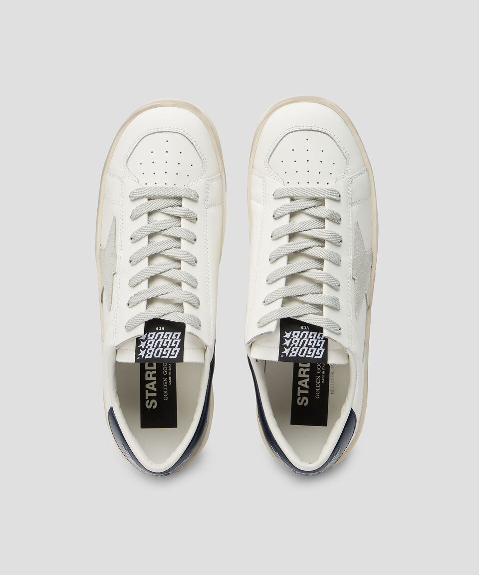 Golden Goose Deluxe Brand Tenis Casuales Stardan En Piel Vacuna Hombre