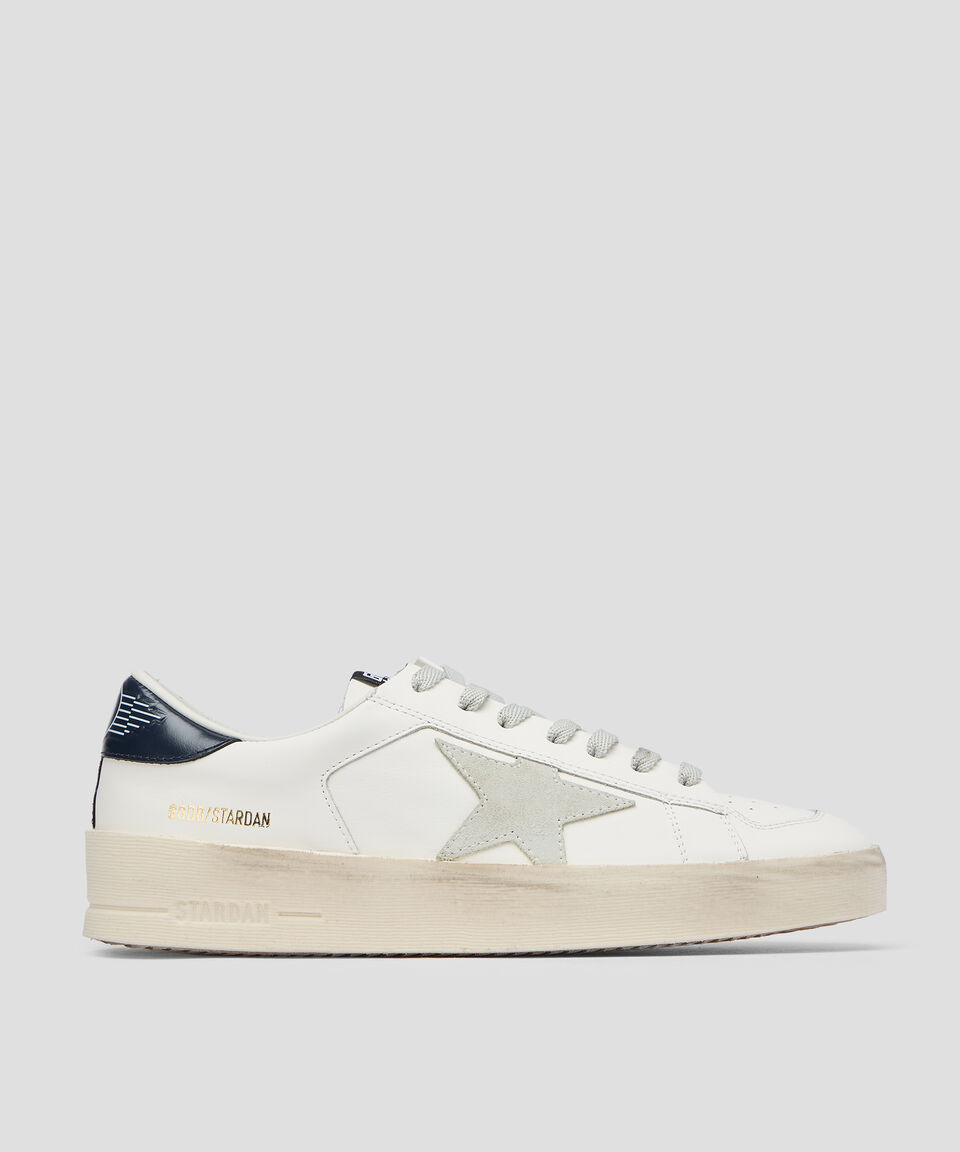 Golden Goose Deluxe Brand Tenis casuales Stardan en piel vacuna Hombre