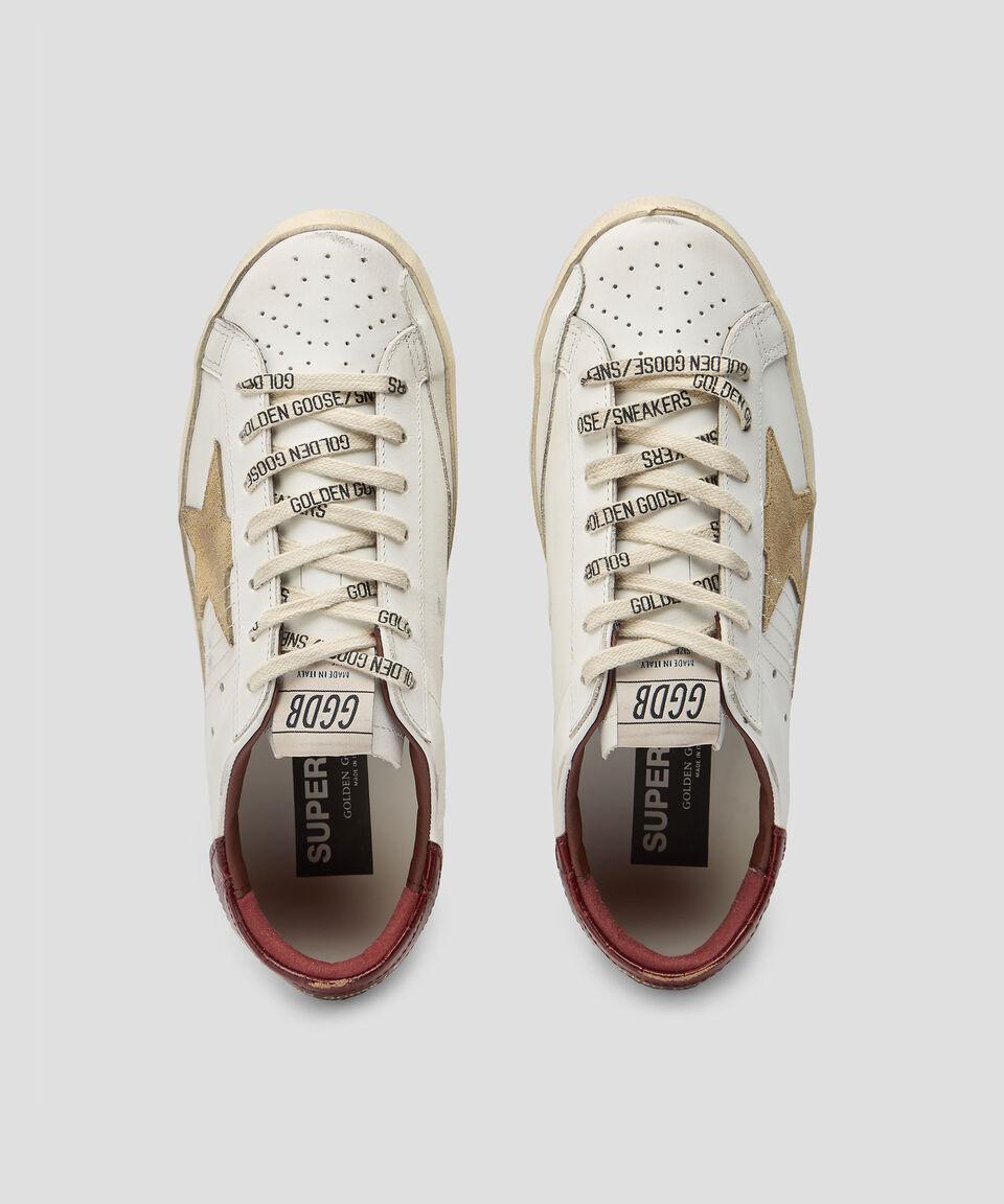 Golden Goose Deluxe Brand Tenis Casuales Super-Star Classic En Piel Vacuna Hombre