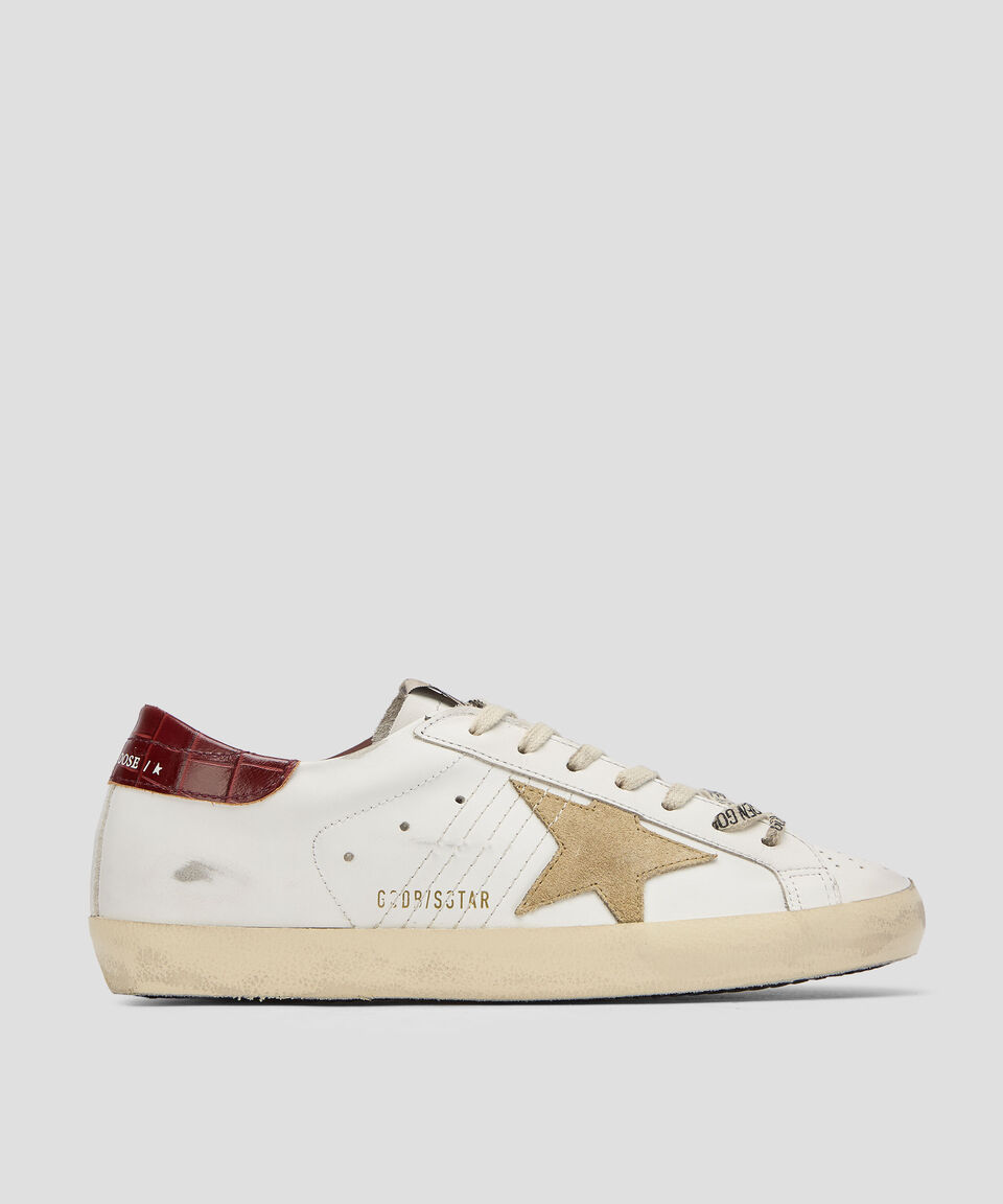 Golden Goose Deluxe Brand Tenis casuales Super-Star Classic en piel vacuna Hombre