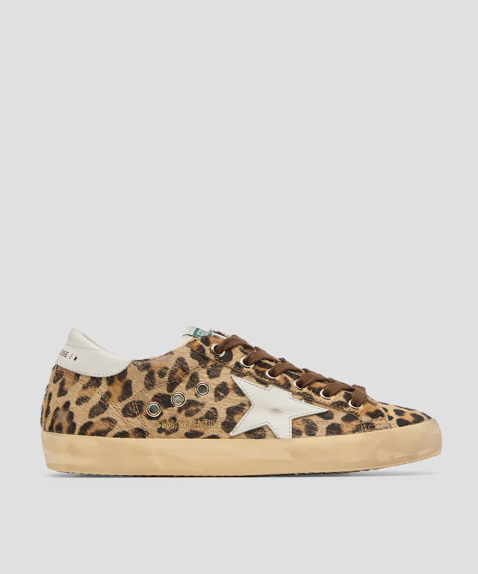 Golden Goose Deluxe Brand Tenis casuales Super-Star Classic en piel vacuna Mujer