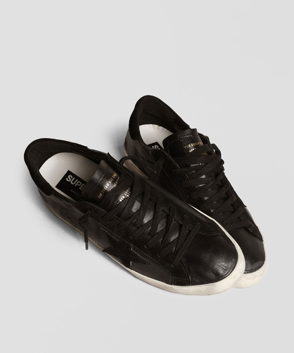 Golden Goose Deluxe Brand Tenis Casuales Super-Star En Piel Hombre
