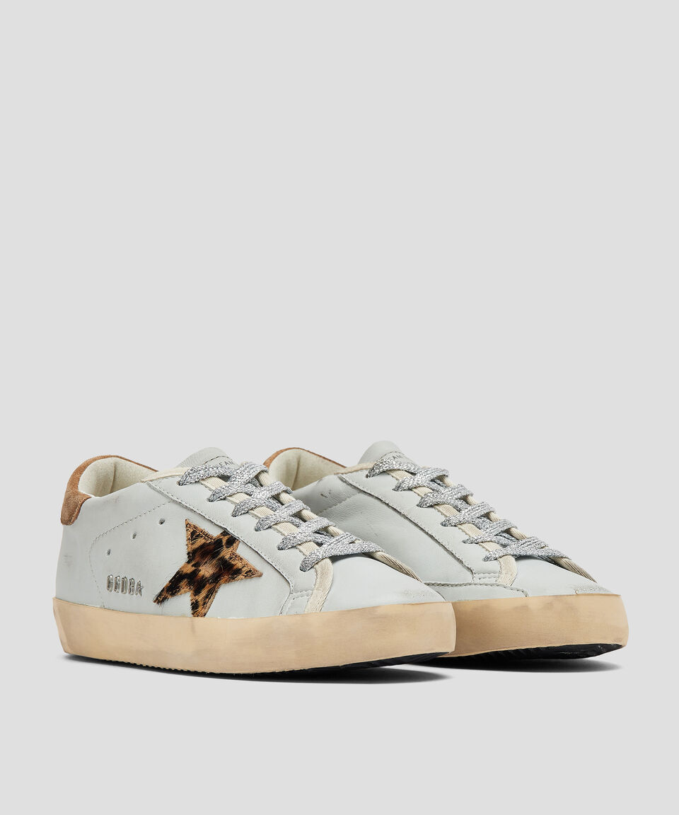 Golden Goose Deluxe Brand Tenis Casuales Super-Star En Piel Mujer