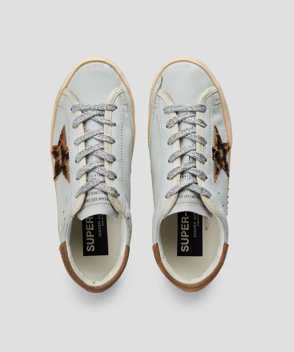 Golden Goose Deluxe Brand Tenis Casuales Super-Star En Piel Mujer