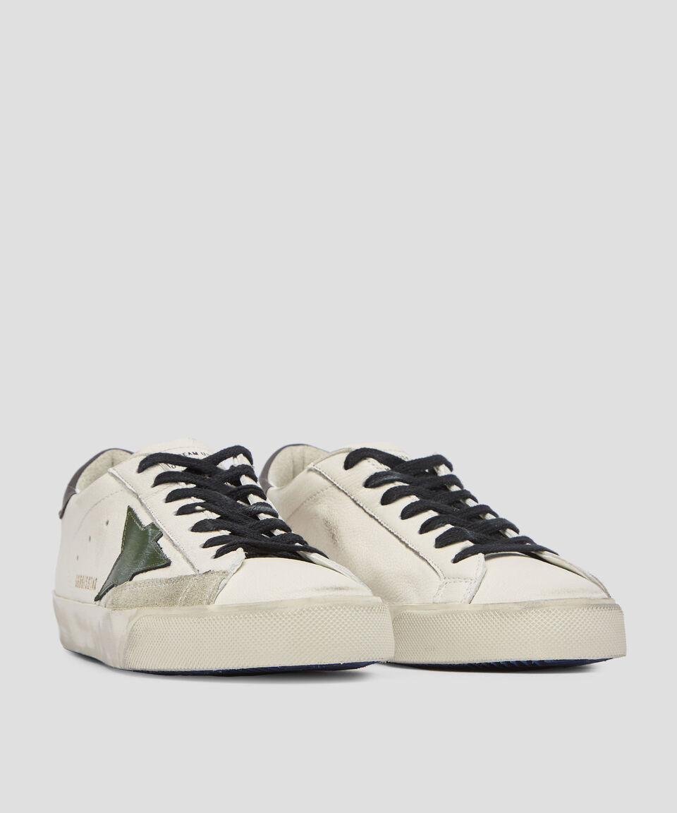 Golden Goose Deluxe Brand Tenis Casuales Super-Star En Piel Vacuna Hombre