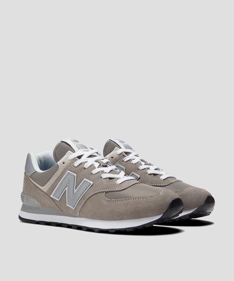 New Balance Tenis Classic 574 En Piel Con Logotipo A Contraste Hombre