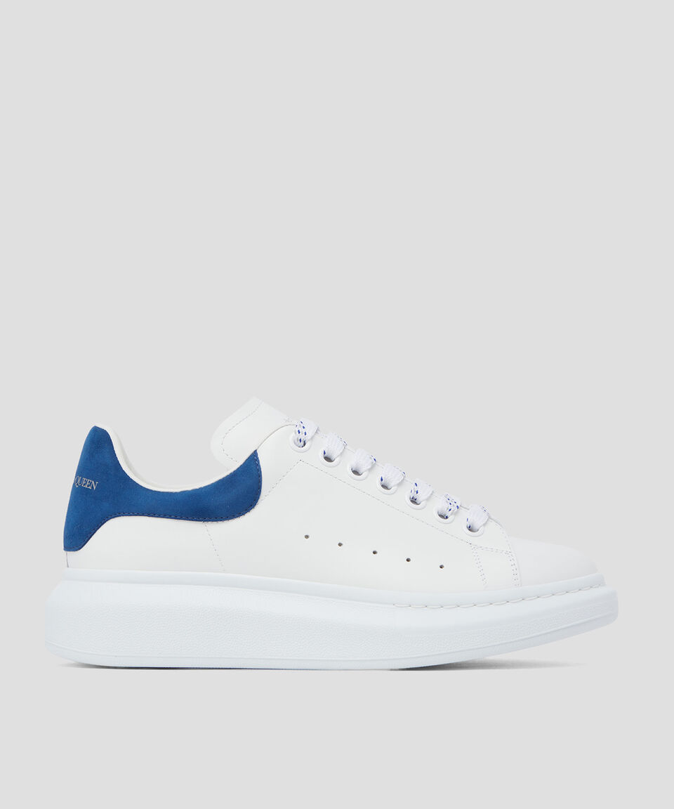 McQueen Tenis de piel Larry con talón y logotipo a contraste Hombre