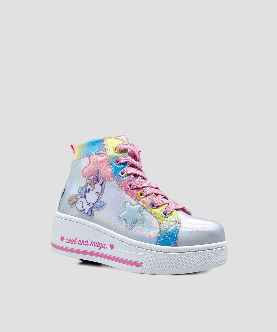 Speed Rollers Tenis Patín casuales Onix Unicornio Friends Star Niña