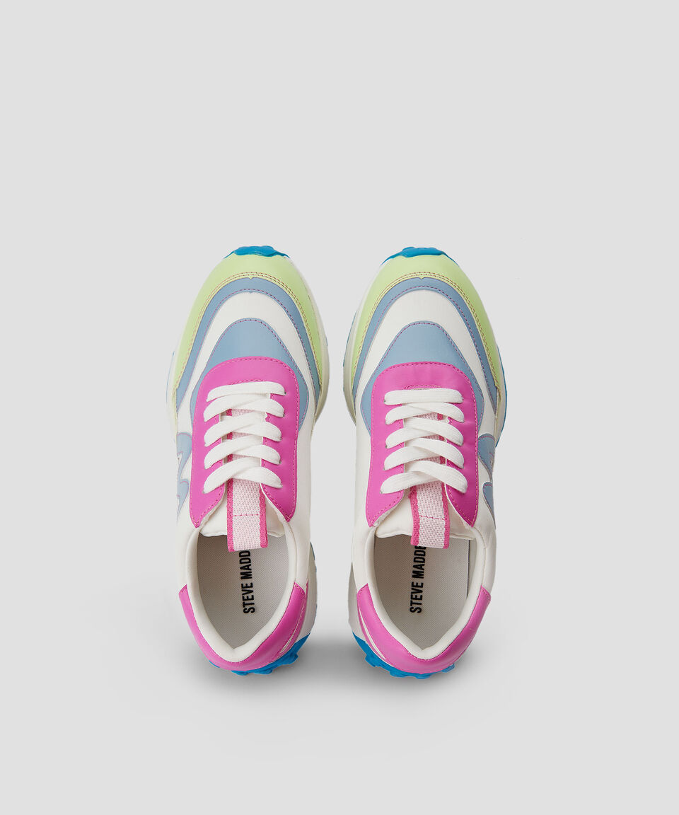 Steve Madden Tenis Runner Con Paneles A Contraste Niña