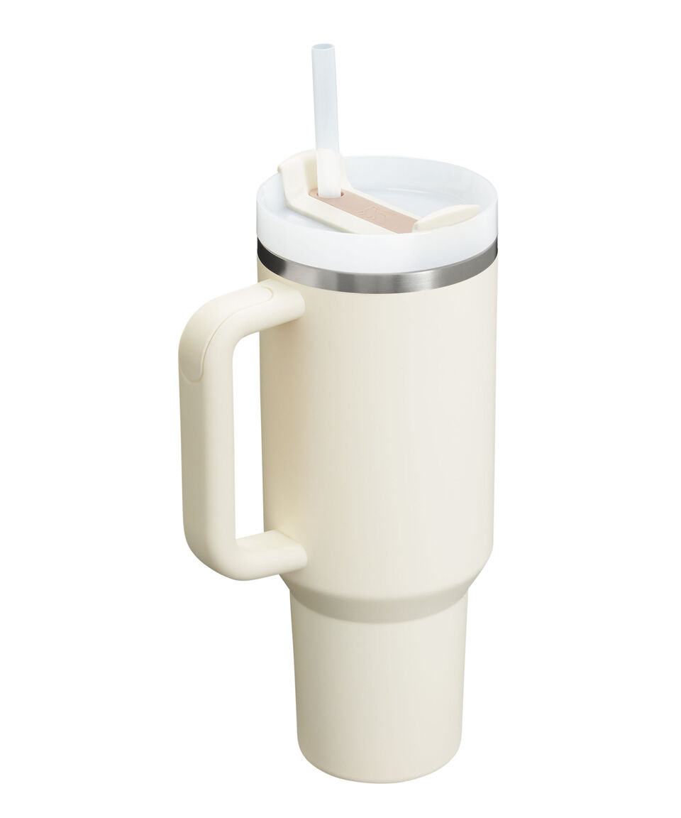 Stanley Termo Stanley Quencher 2.0 FlowState Crema En Acero Inoxidable Con Popote 1.18 L