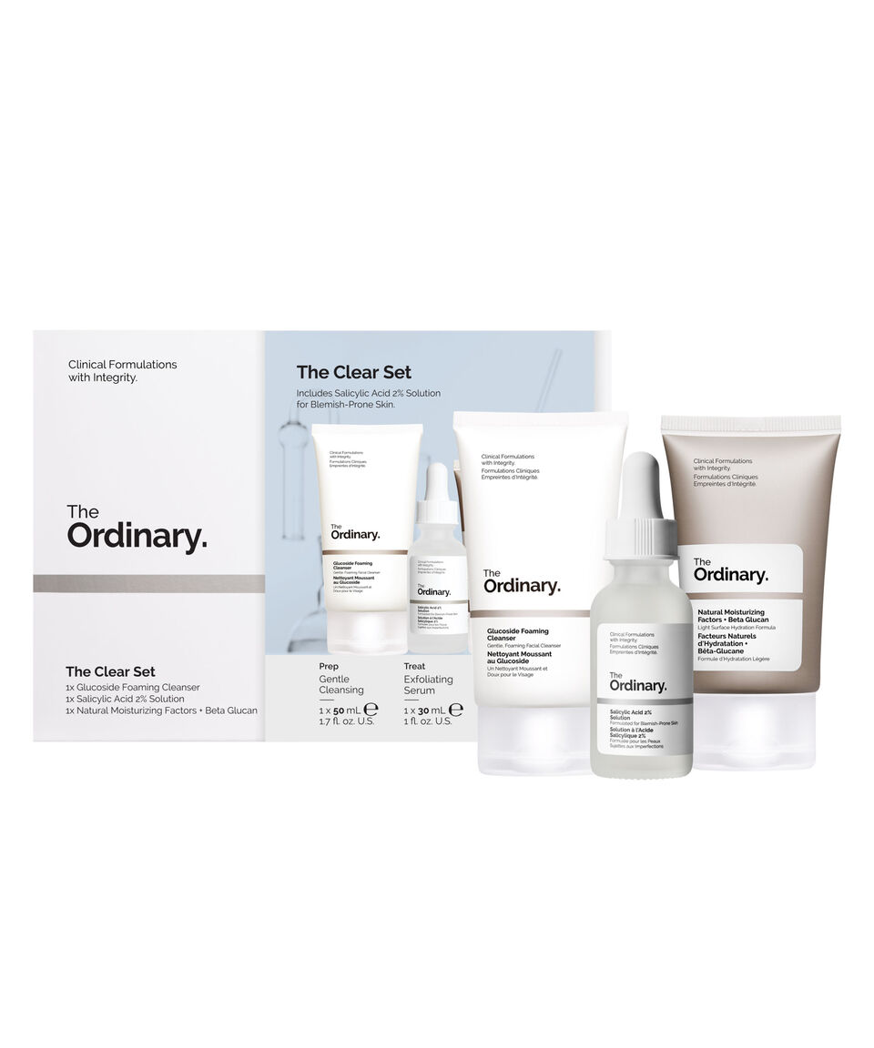 The Ordinary Set Tratamiento Facial To The Clear