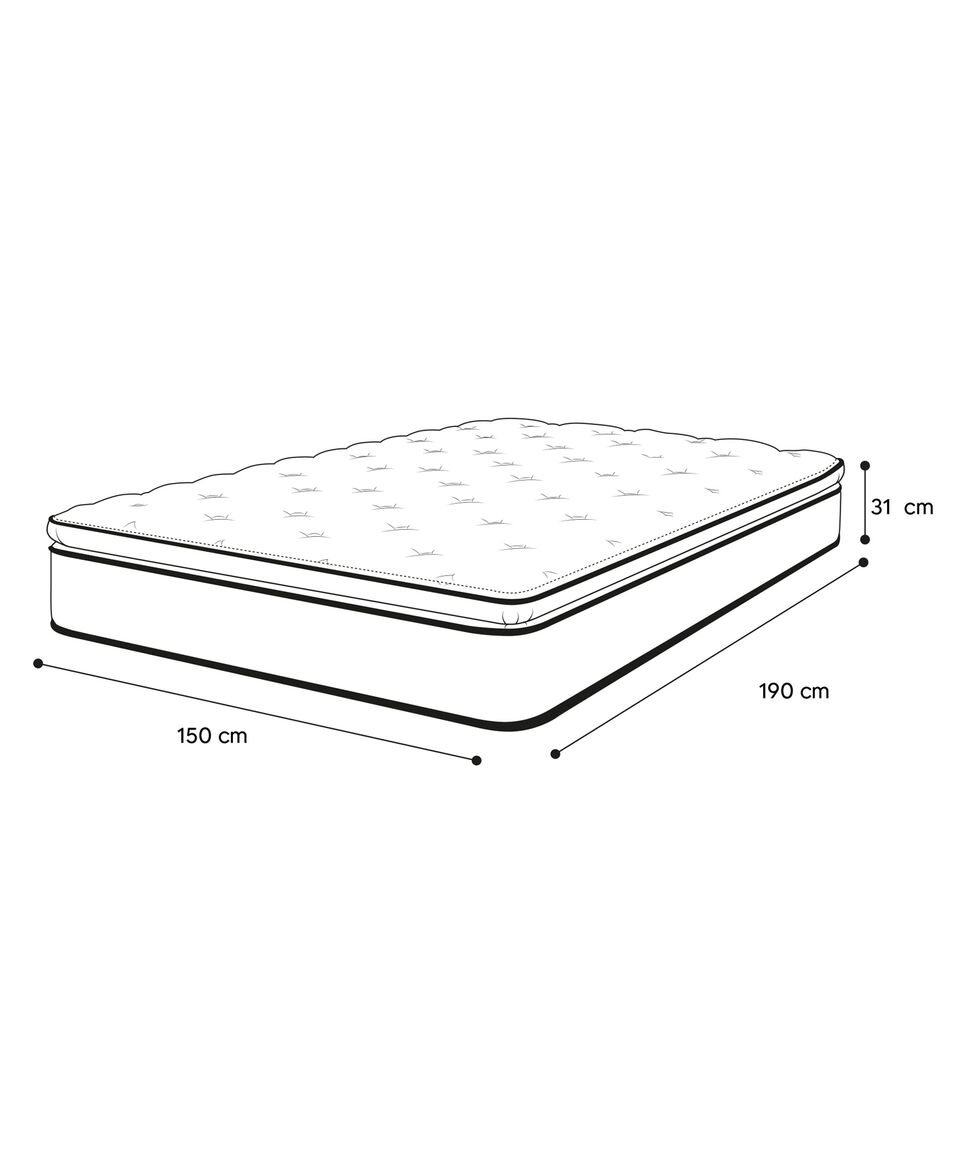 Therapedic Colchón Brasilia Queen Size