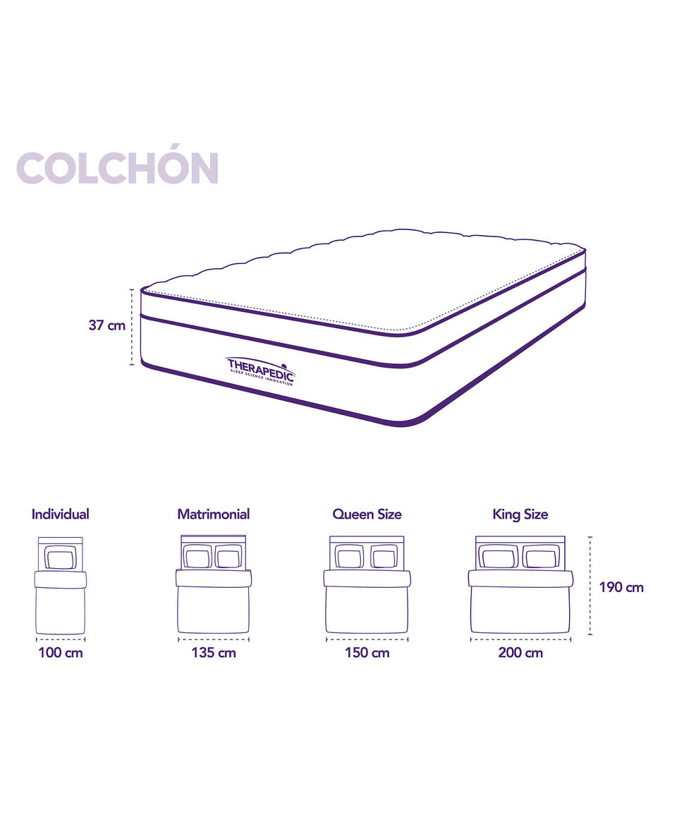 Therapedic Colchón Hypnos Queen Size