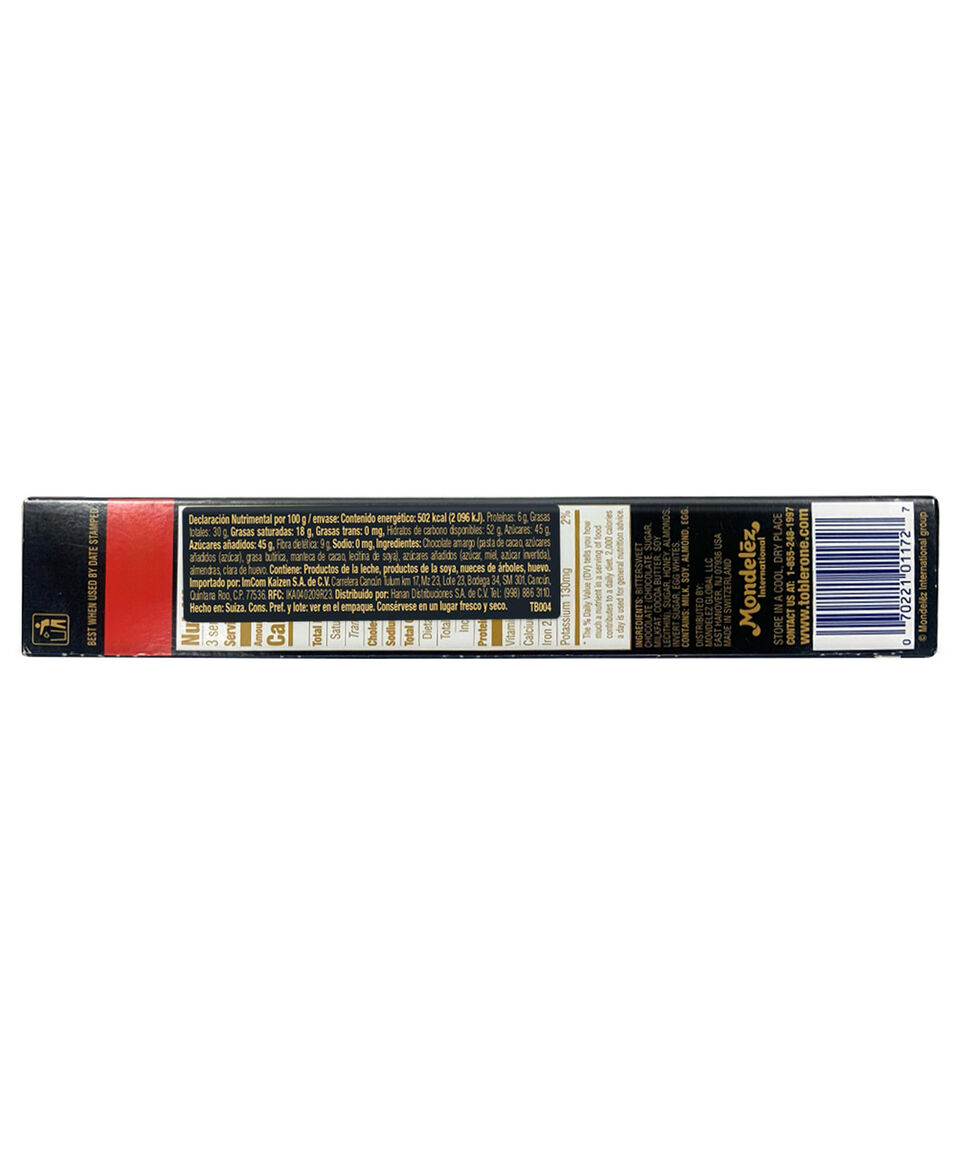 Toblerone Toblerone Dark Chocolate 100 Gr