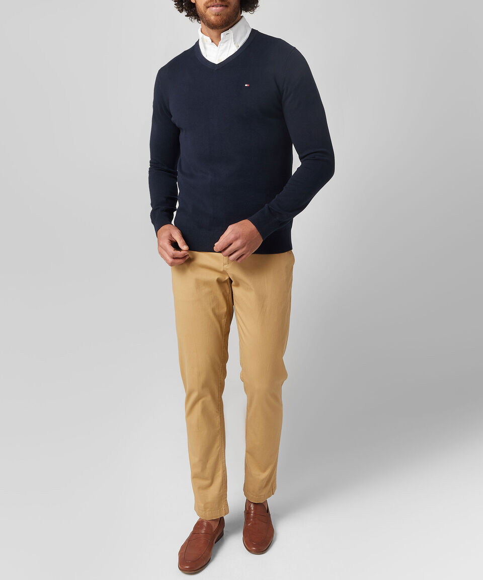 Tommy Hilfiger Suéter Cuello V Hombre