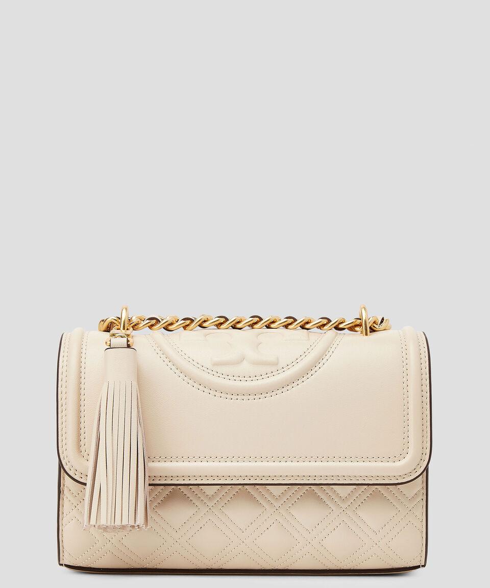Tory Burch Bolsa shoulder en piel Fleming Mujer