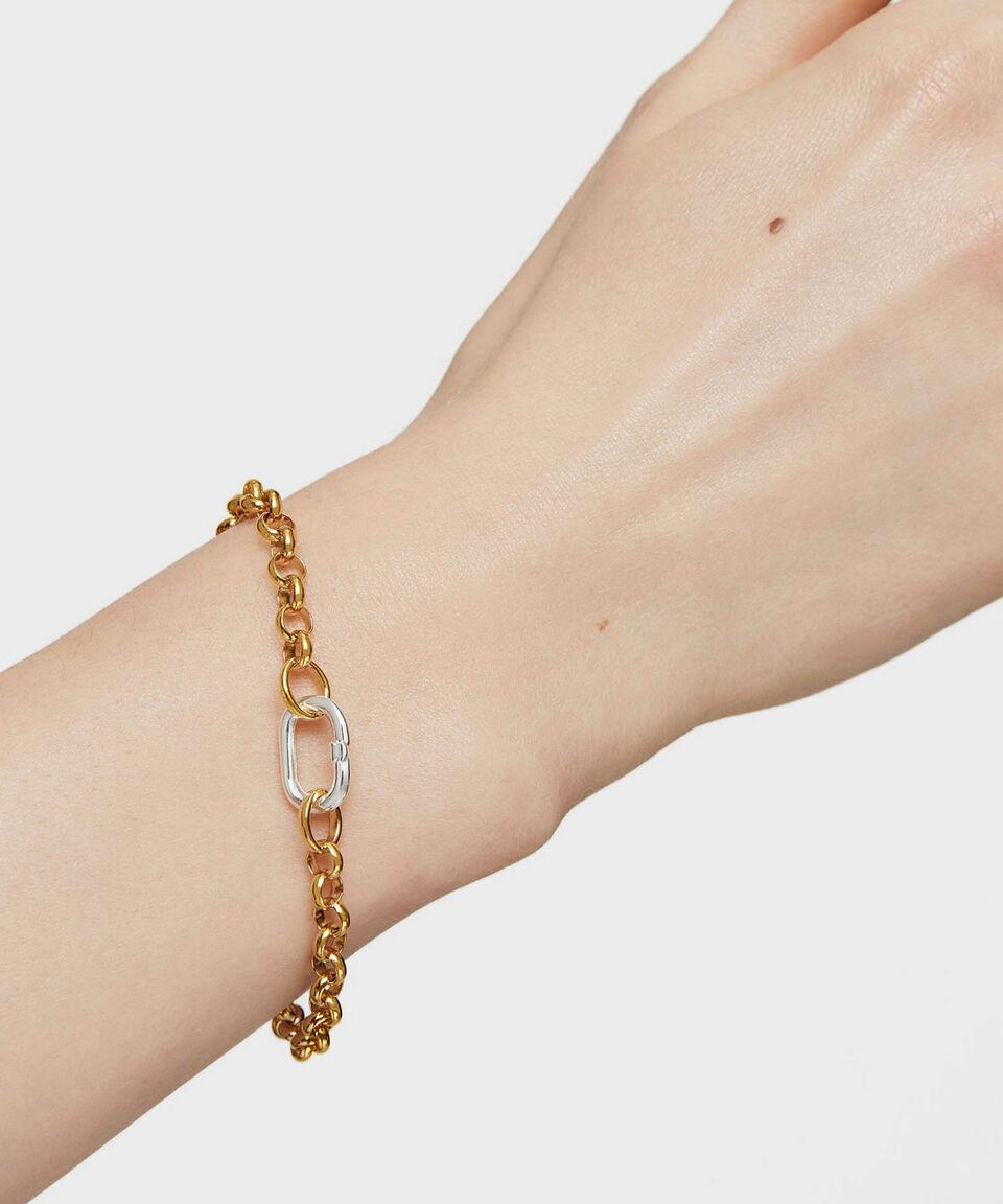 Tous Anilla Pequeña De Plata Hold Oval Mujer