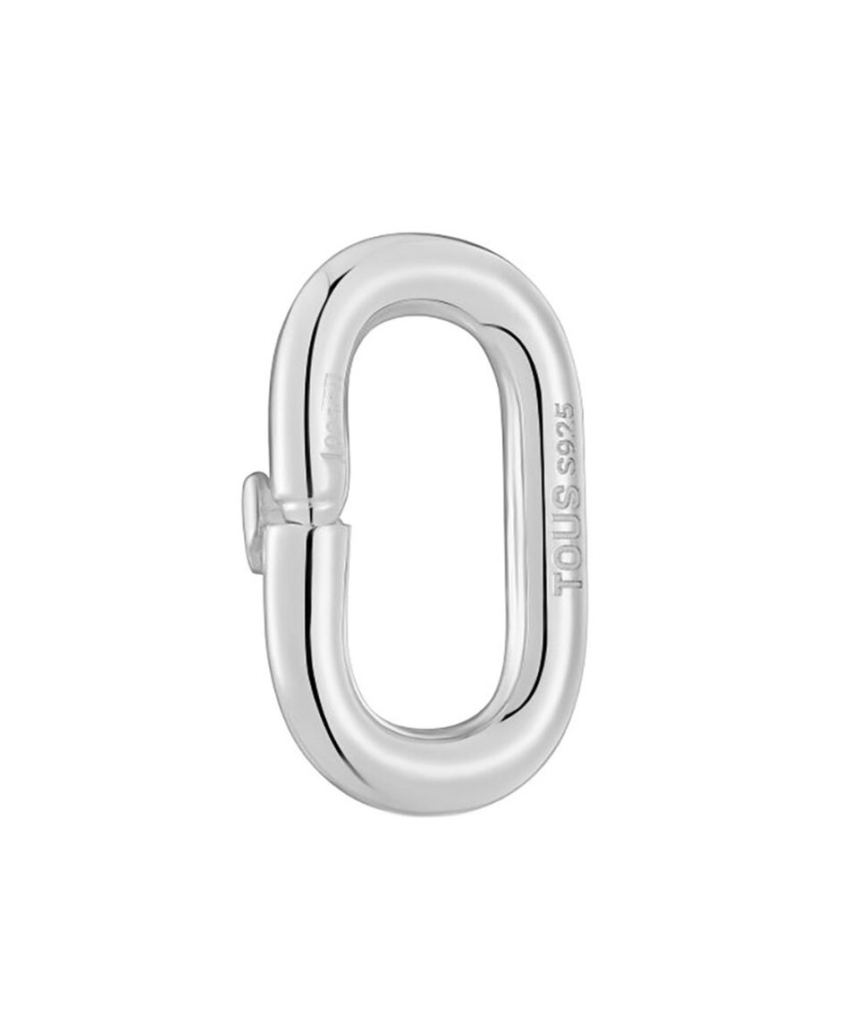 Tous Anilla Pequeña De Plata Hold Oval Mujer