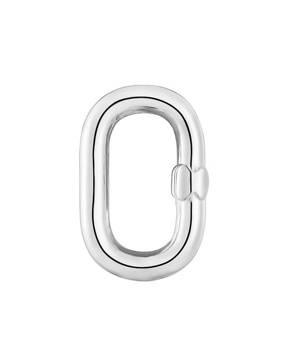 Tous Anilla pequeña de plata Hold Oval Mujer