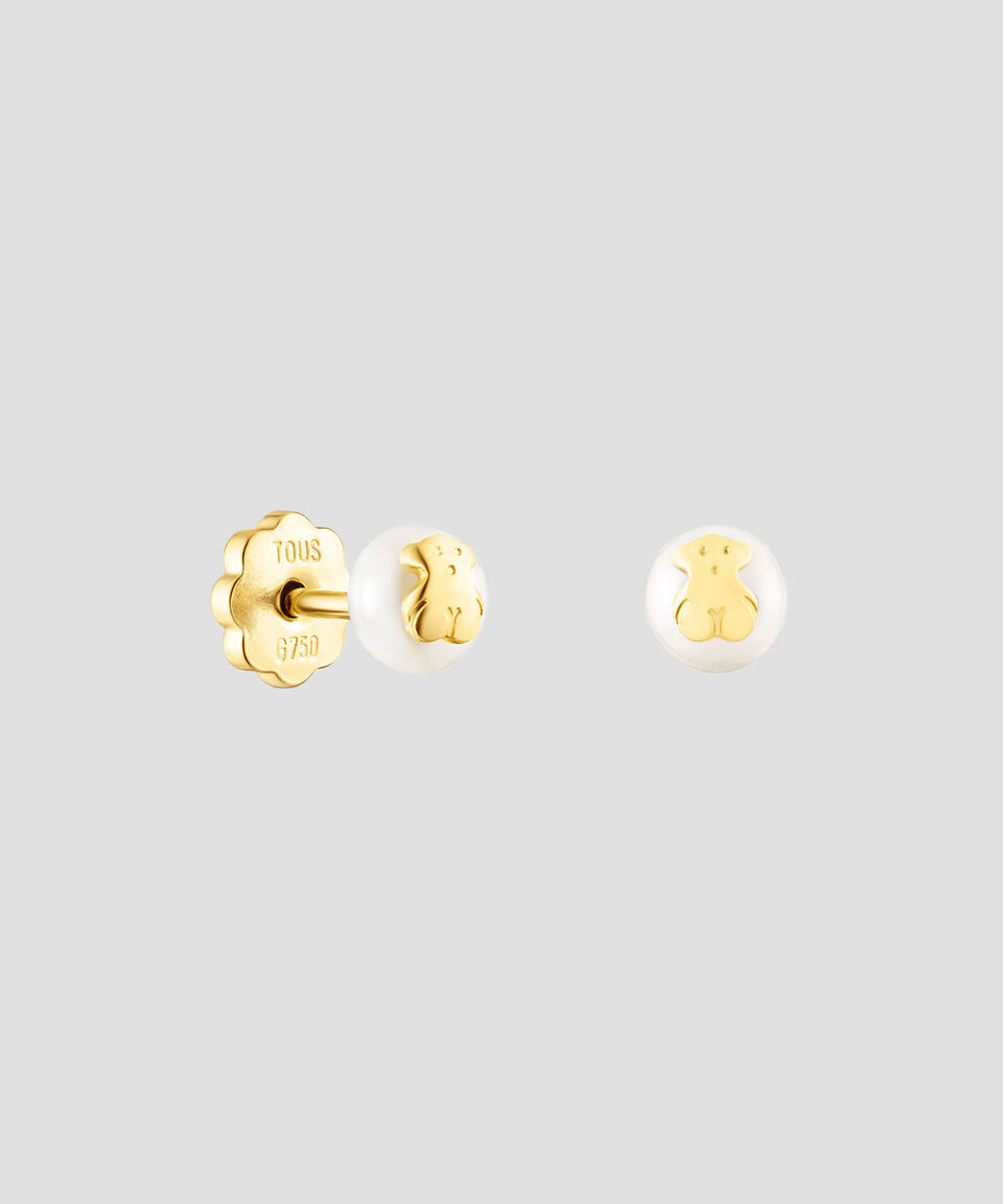 Tous Aretes Baby en oro amarillo de 18 Kts Mujer