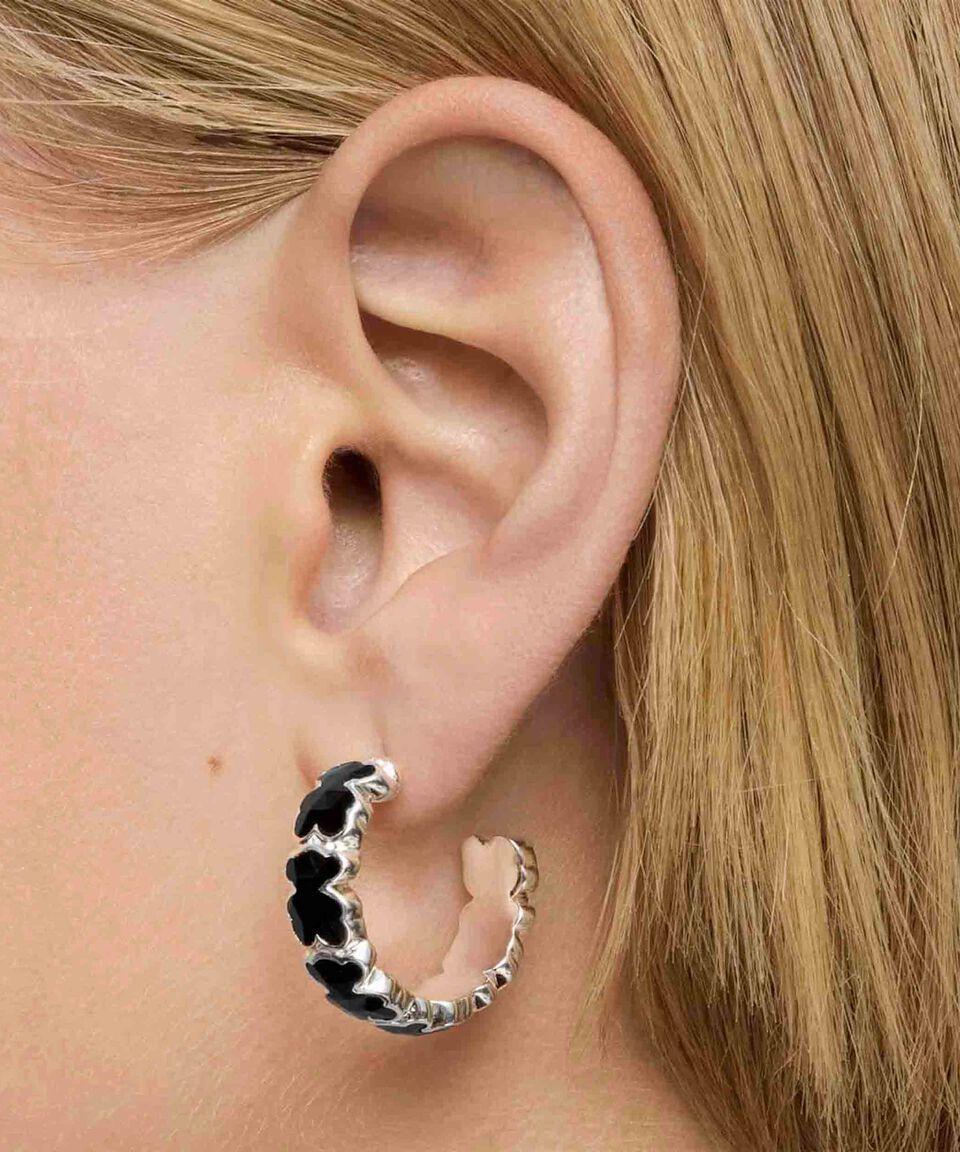 Tous Aretes En Plata .925 Icon Color Con ónix Mujer