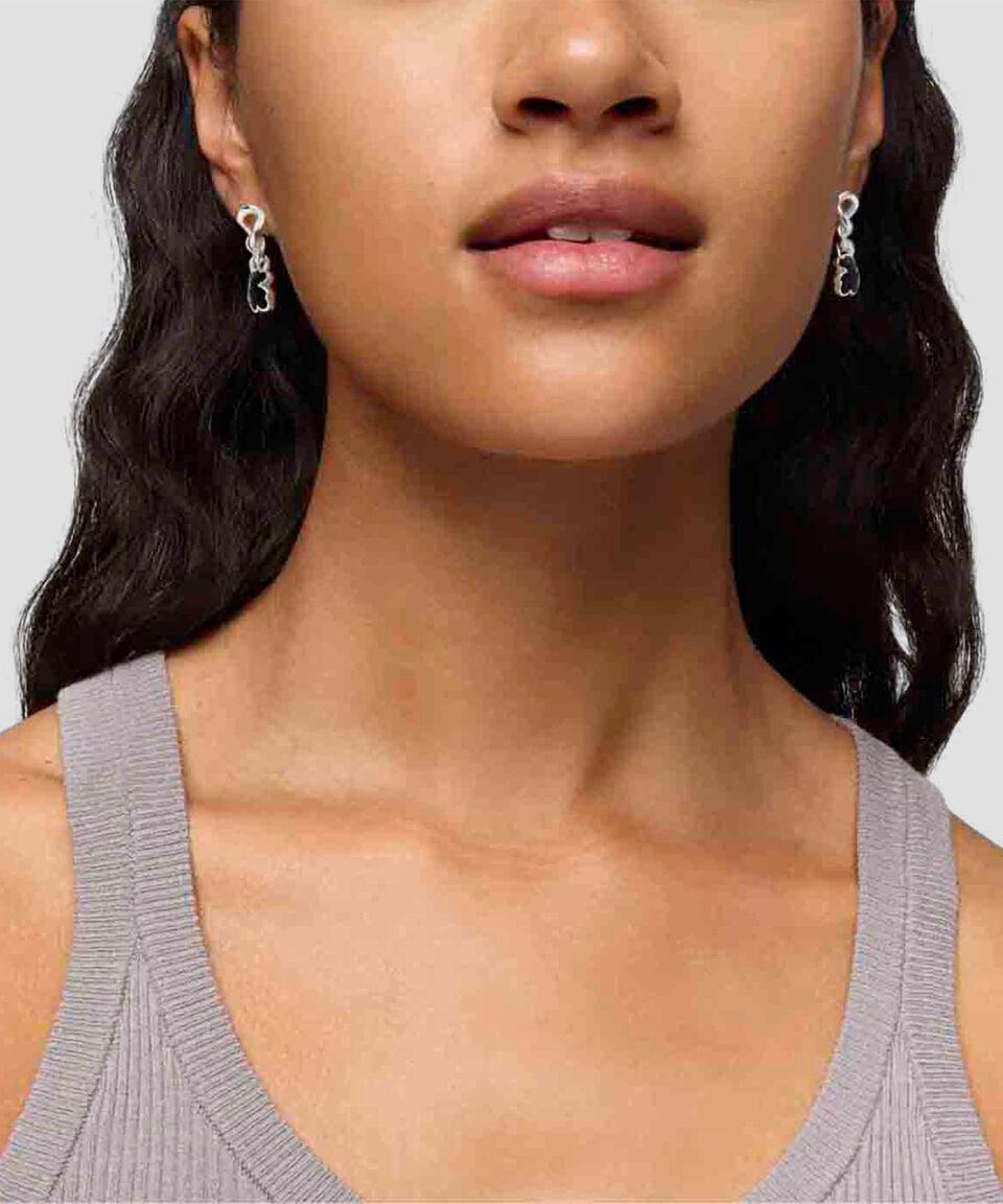 Tous Aretes En Plata .925 Icon Color Mujer