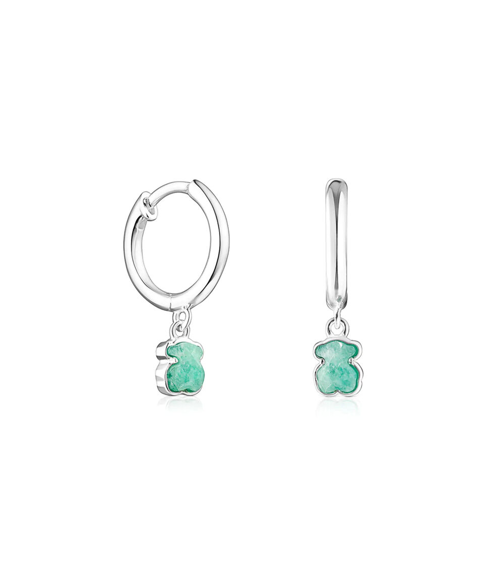Tous Aretes en plata Cool Color Mujer