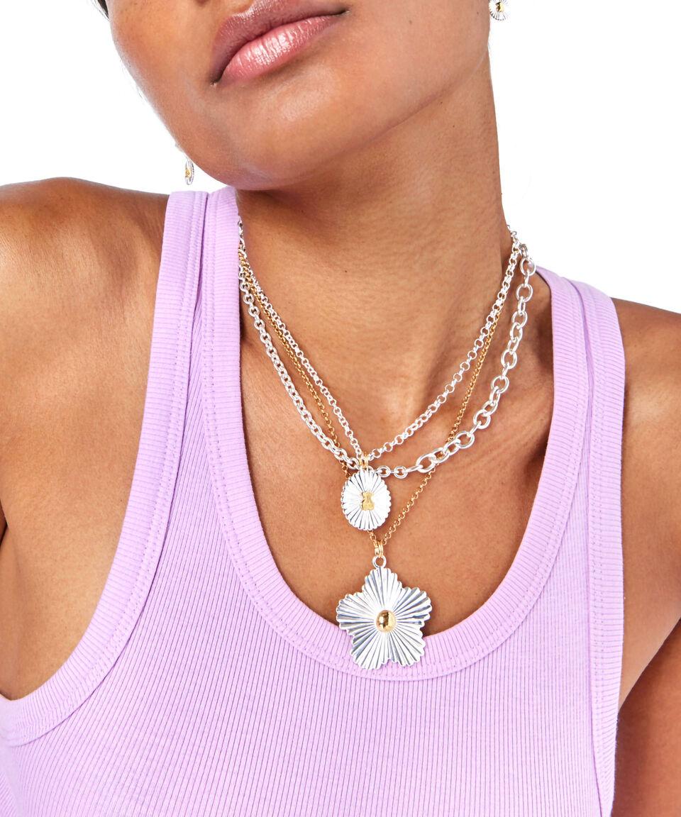 Tous Collar En Plata .925 Iris Motif Mujer