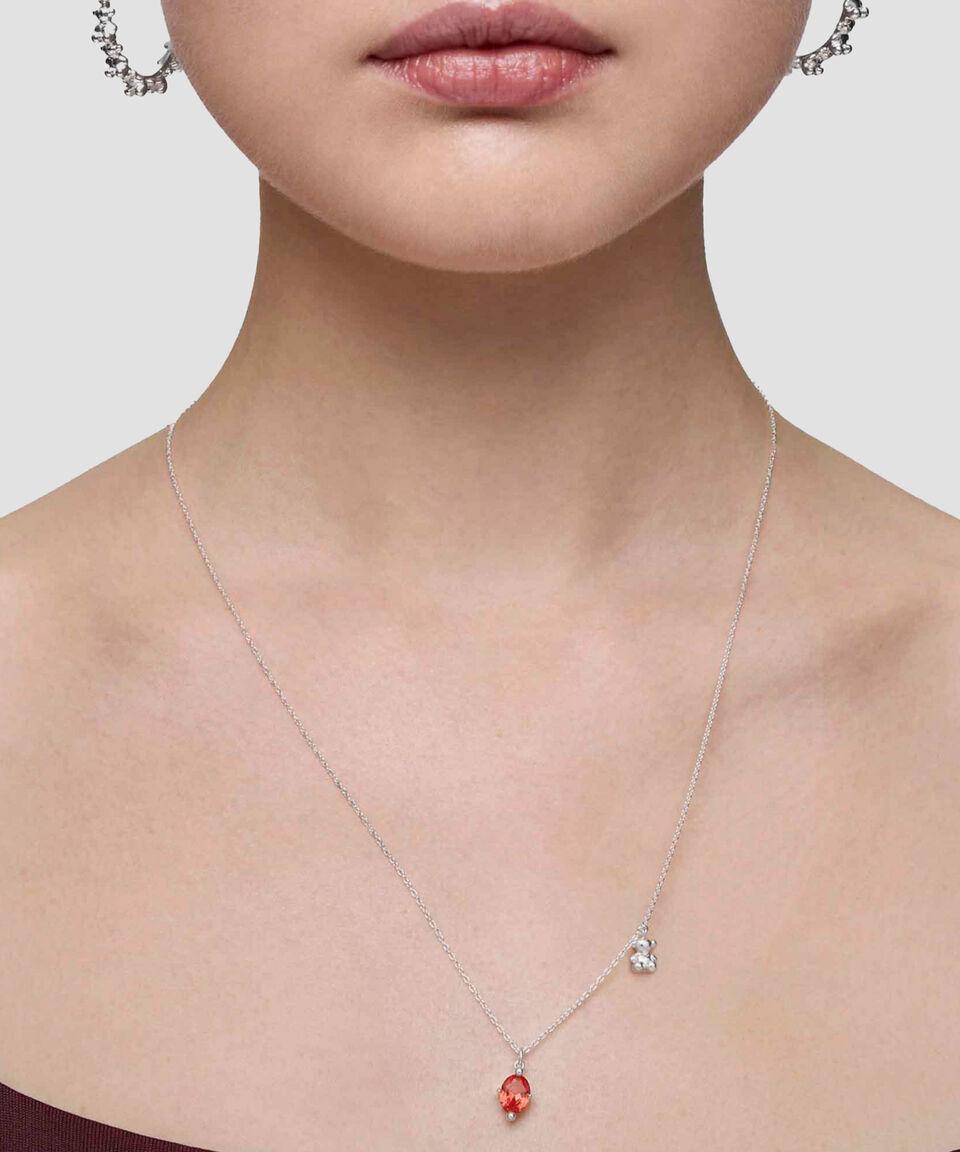 Tous Collar En Plata Bold Bear Mujer