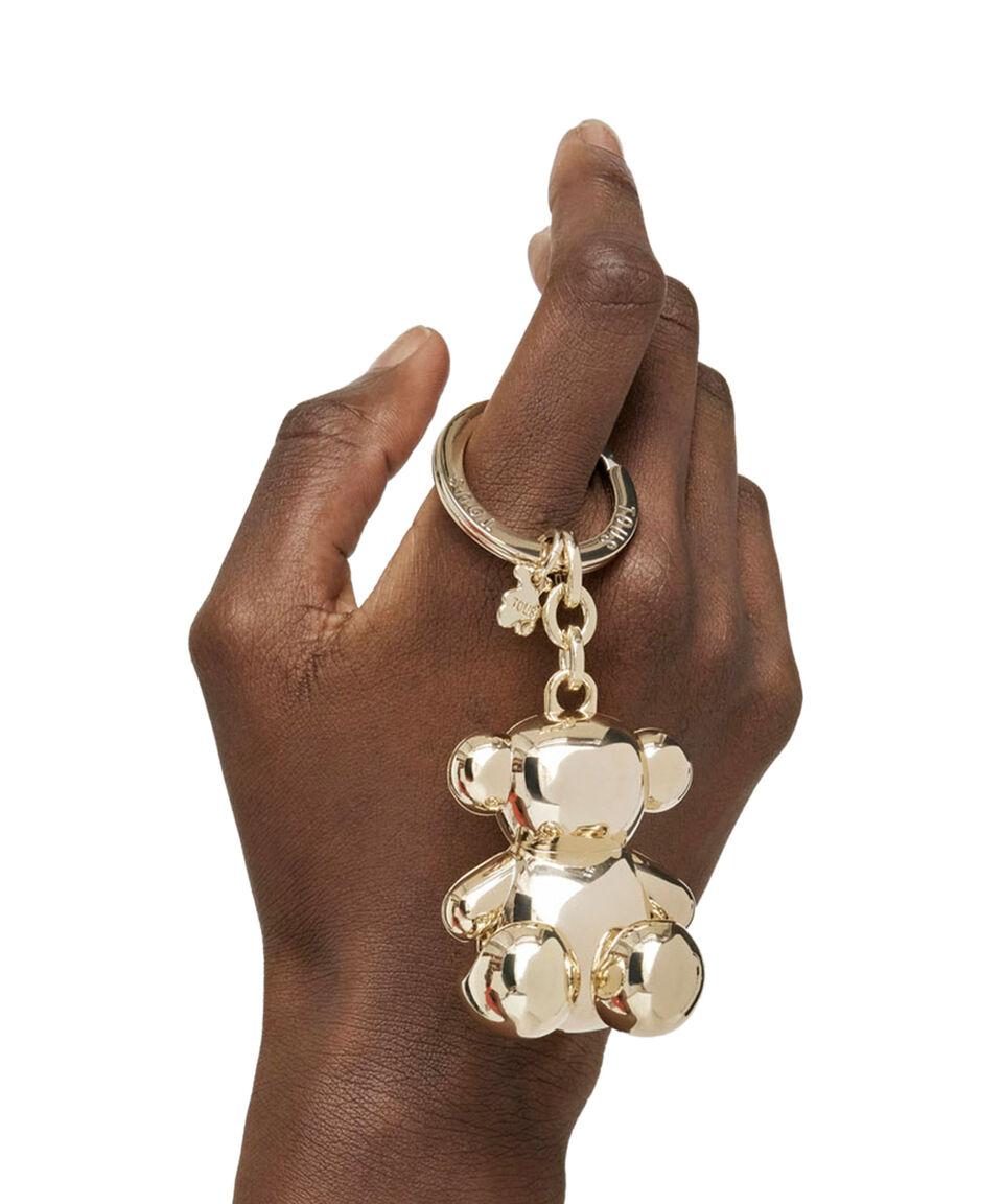 Tous Llavero De Osito Dorado Mujer