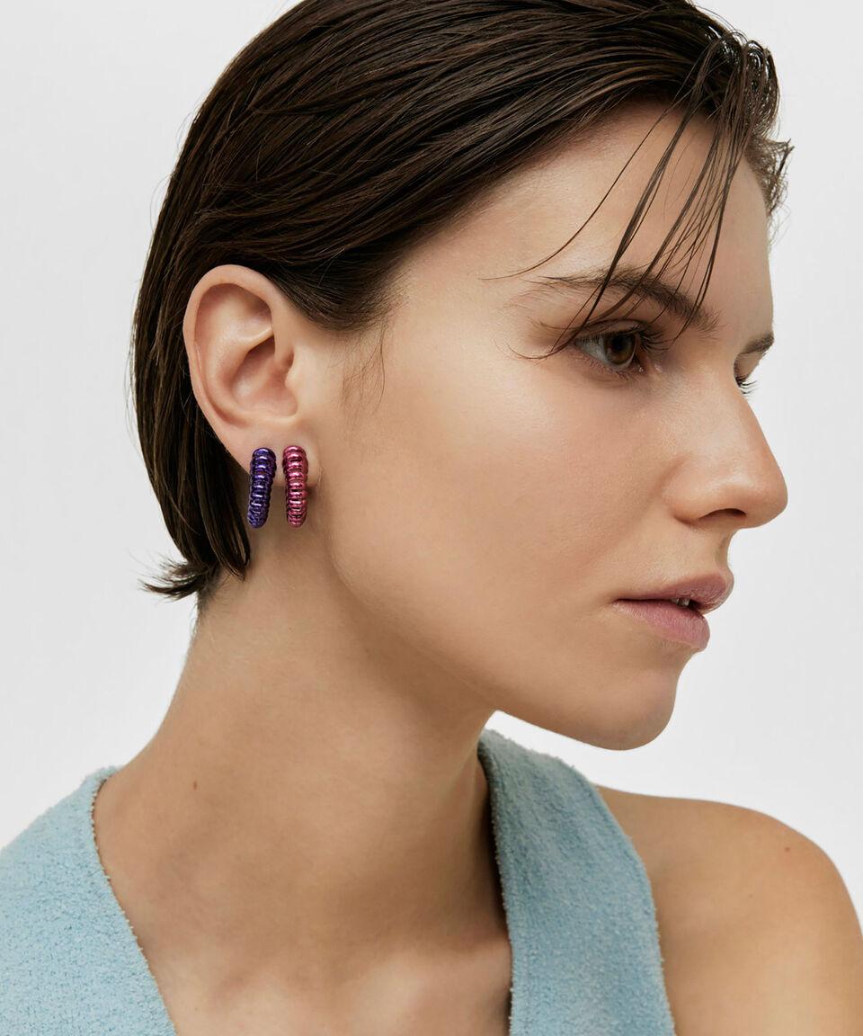 Tous Pendientes En Plata Con Forma De Oruga Mujer