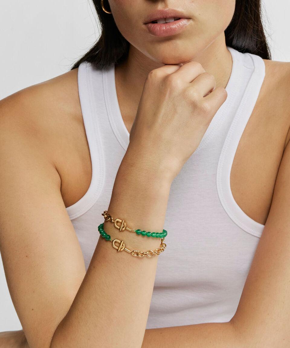 Tous Pulsera Cadena Con Detalle De Letras Mujer