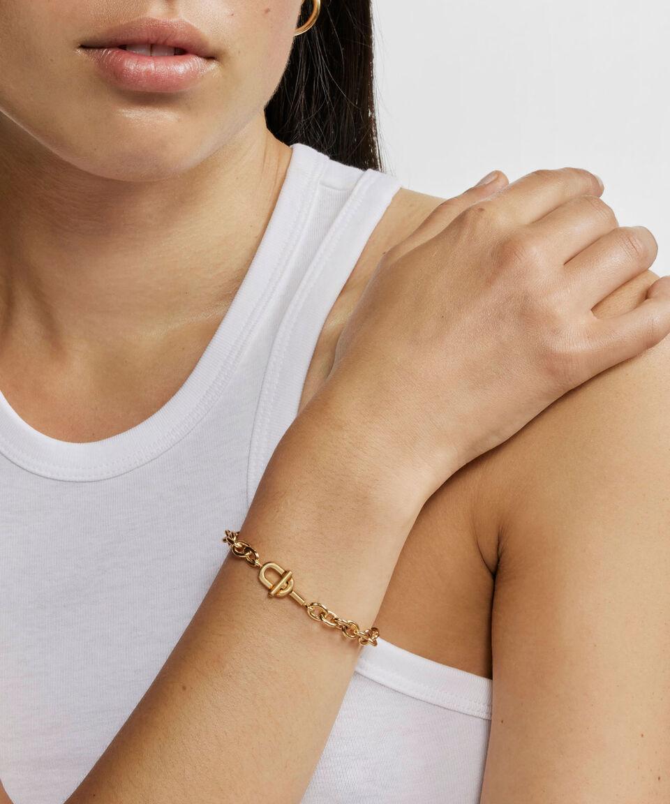 Tous Pulsera Cadena Con Detalle De Letras Mujer