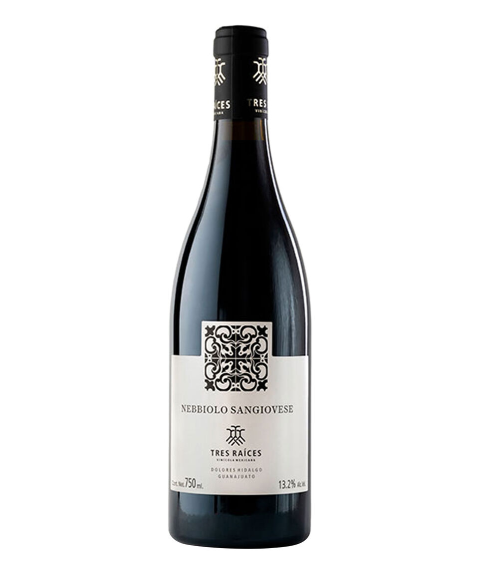 Tres Raíces Vino tinto Nebbiolo Sangiovese 750 ml