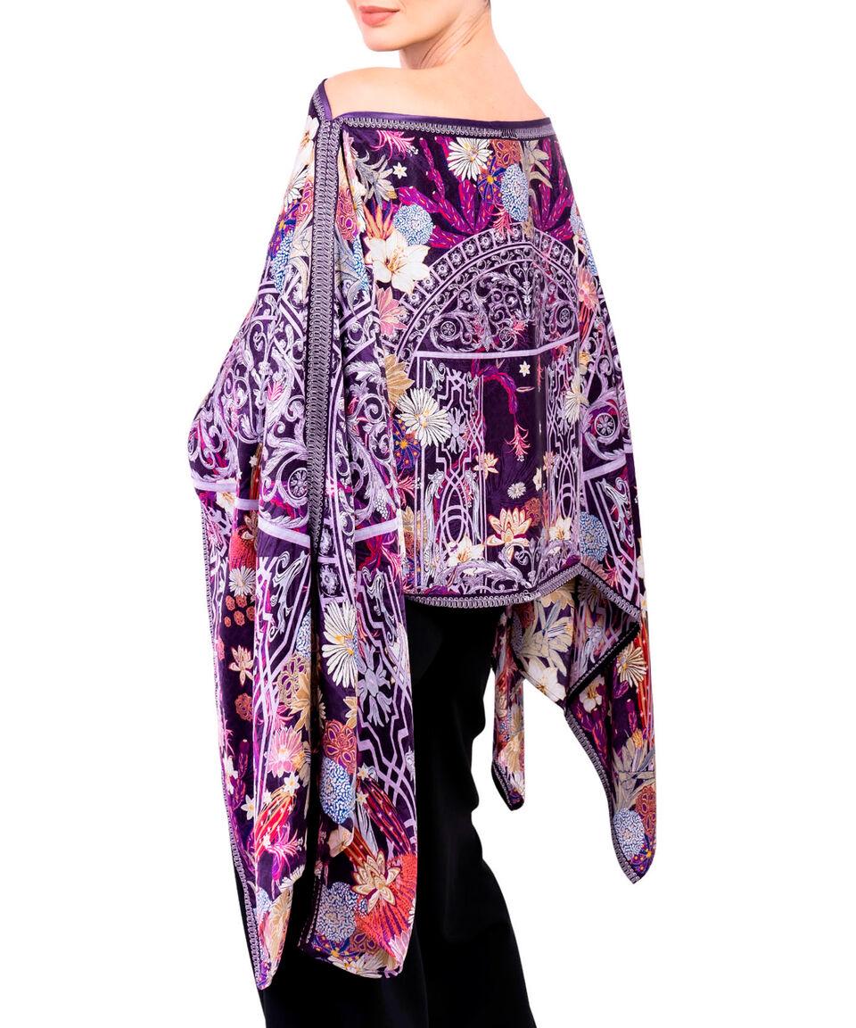 Pineda Covalin Túnica Estampada Con Cactáceas Del Jardín Botánico Sin Mangas Mujer