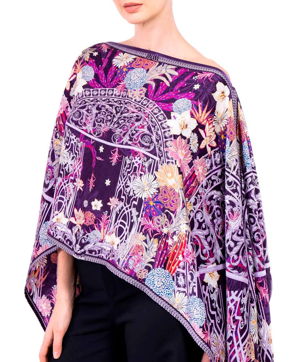 Pineda Covalin Túnica Estampada Con Cactáceas Del Jardín Botánico Sin Mangas Mujer