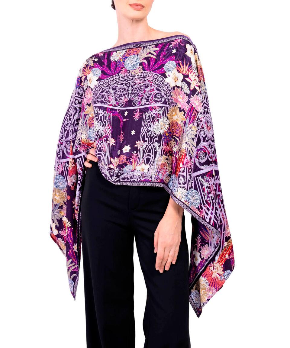 Pineda Covalin Túnica Estampada con Cactáceas del Jardín Botánico Sin Mangas Mujer