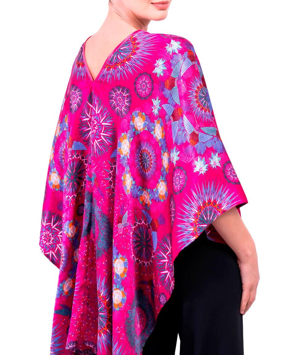 Pineda Covalin Túnica Estampada Con Colibrís Sin Mangas Mujer