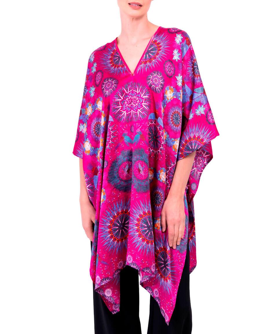 Pineda Covalin Túnica Estampada con Colibrís Sin Mangas Mujer