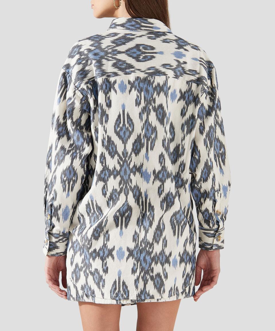 Ulla Johnson Túnica Manga Larga Con Estampado Mujer