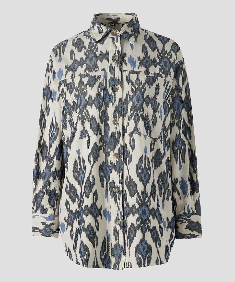 Ulla Johnson Túnica Manga Larga Con Estampado Mujer