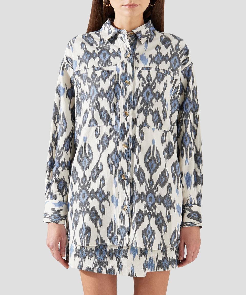 Ulla Johnson Túnica manga larga con estampado Mujer