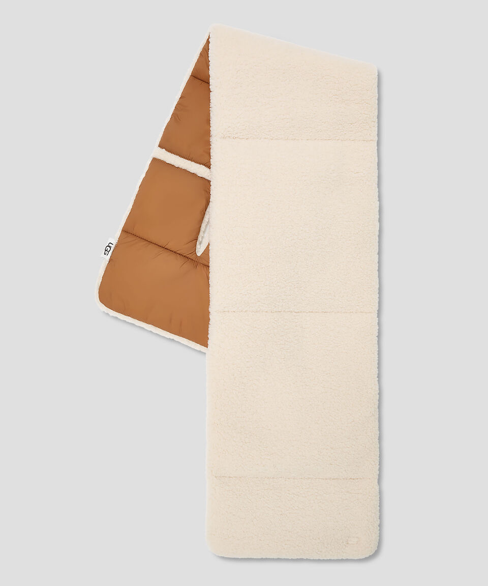 Ugg Bufanda Con Recuadros Acolchados Mujer