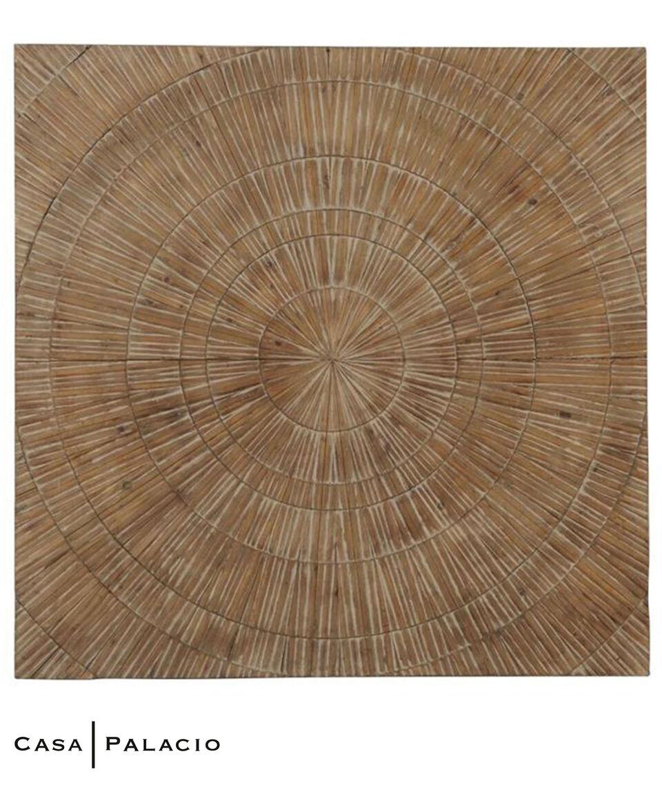 Uma Cuadro Decorativo para Pared Radial en Madera