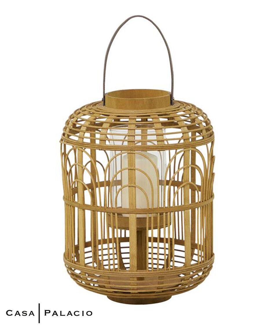 Uma Linterna Decorativa en Bambú Brown 48 cm
